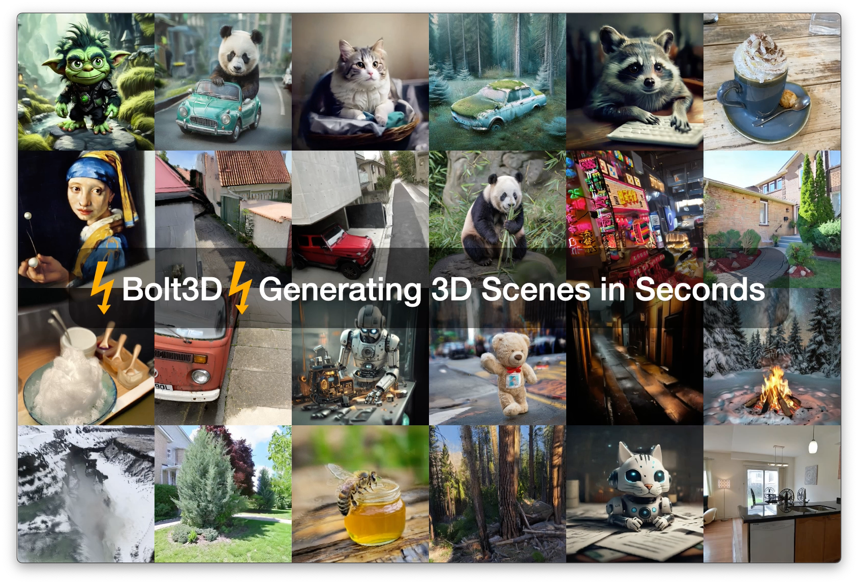 Bolt3D: Generating 3D Scenes in Seconds